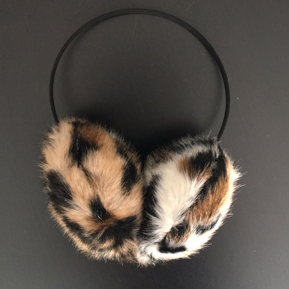 Cheetah ear muffs. Never worn!